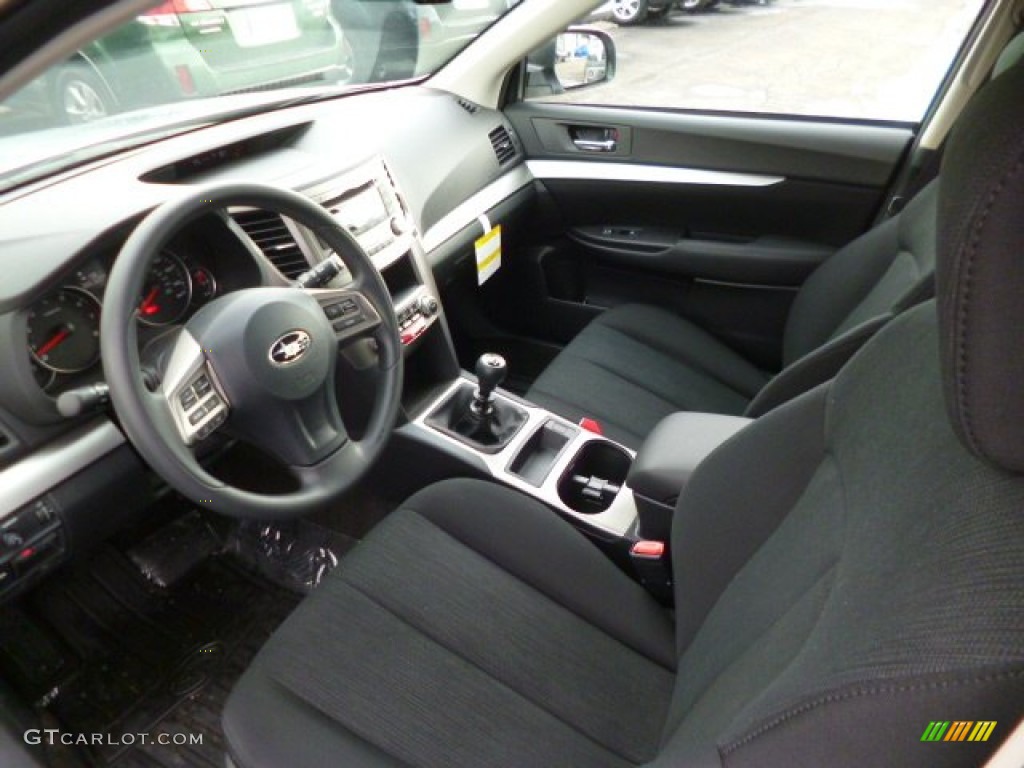 Black Interior 2014 Subaru Outback 2.5i Photo #90712090