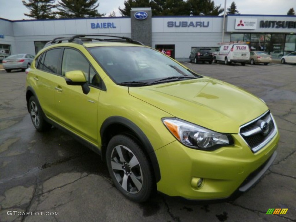 2014 XV Crosstrek Hybrid Touring - Plasma Green / Black photo #1
