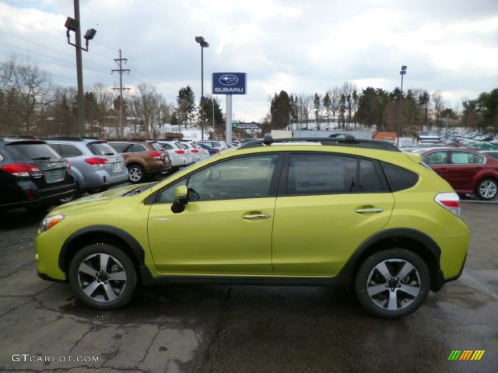 2014 XV Crosstrek Hybrid Touring - Plasma Green / Black photo #4