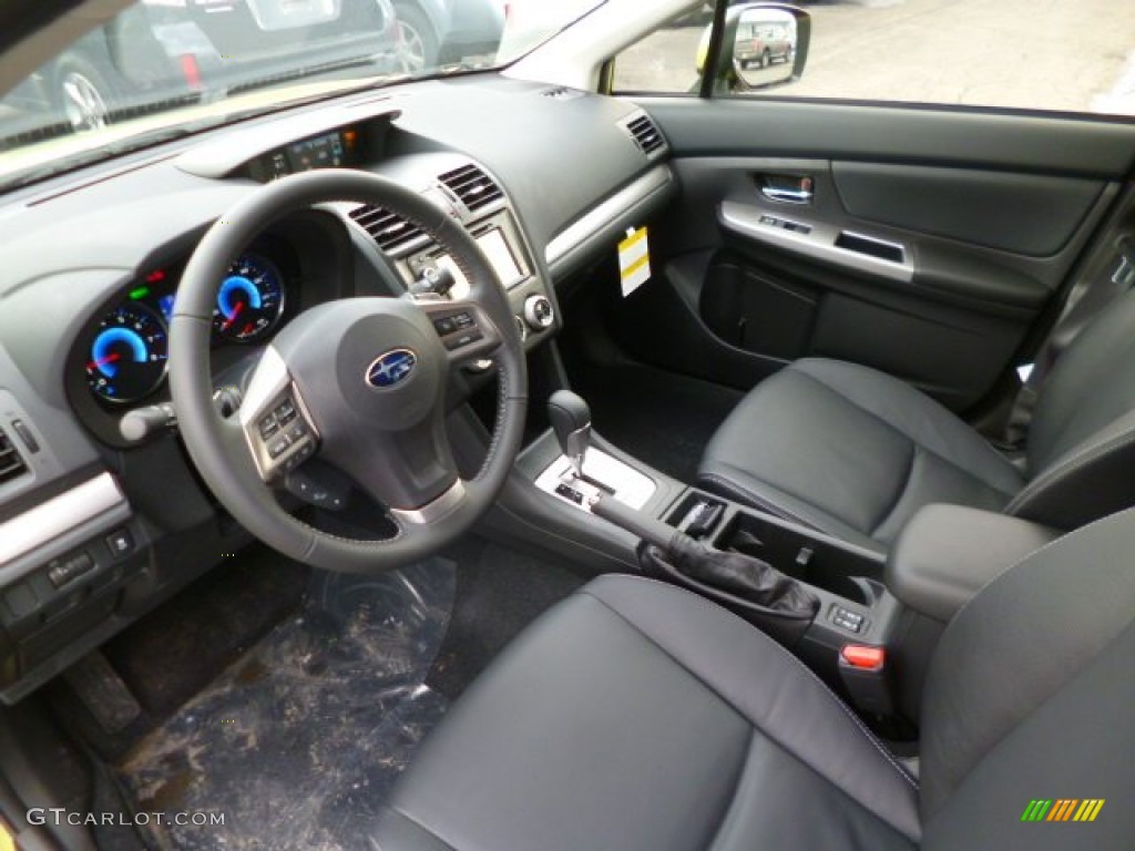 Black Interior 2014 Subaru XV Crosstrek Hybrid Touring Photo #90712684