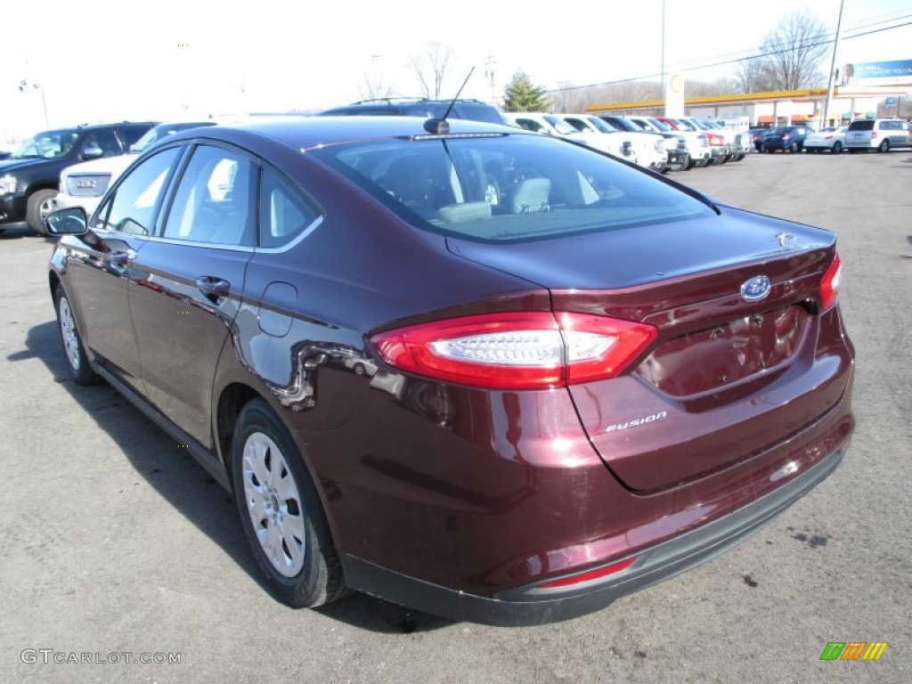 2013 Fusion S - Bordeaux Reserve Red Metallic / Earth Gray photo #23
