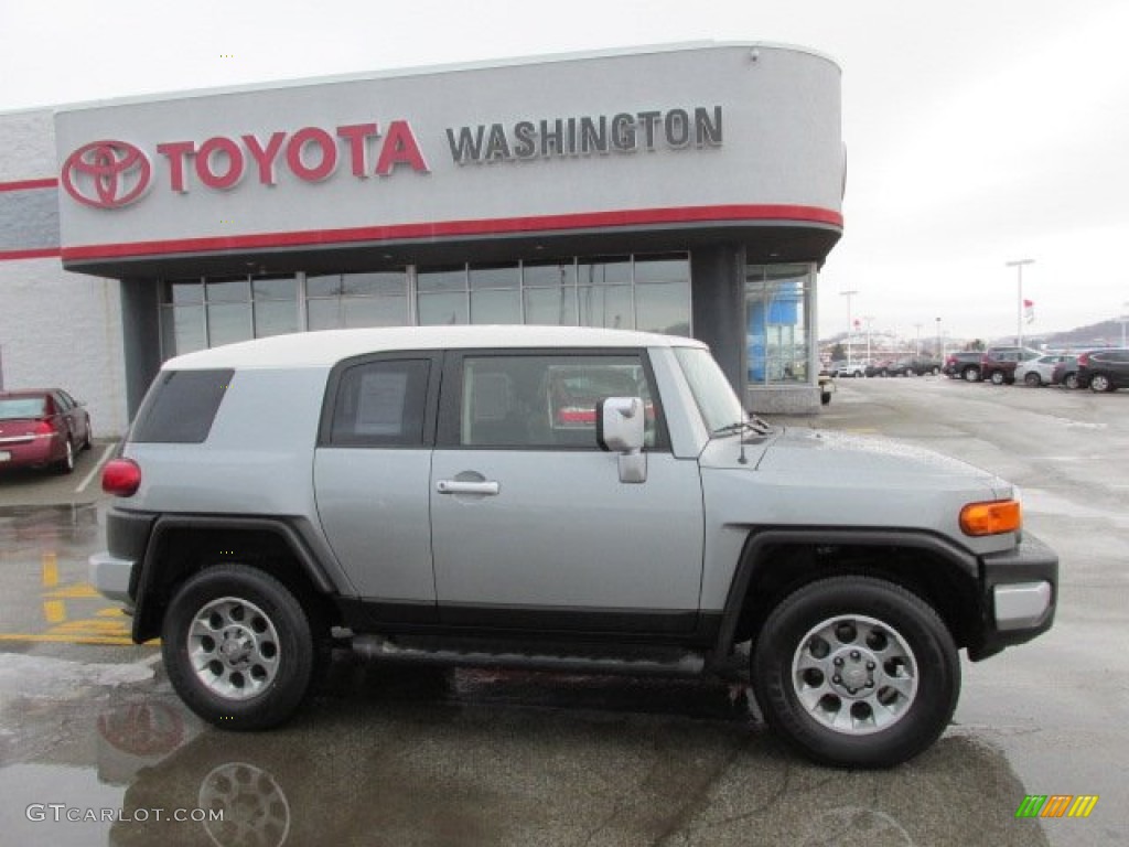 2012 FJ Cruiser 4WD - Silver Fresco Metallic / Dark Charcoal photo #2