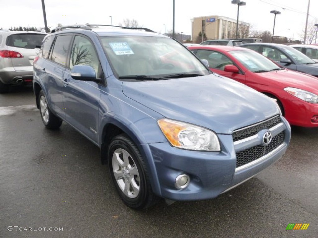 2009 RAV4 Limited 4WD - Pacific Blue Metallic / Ash Gray photo #1