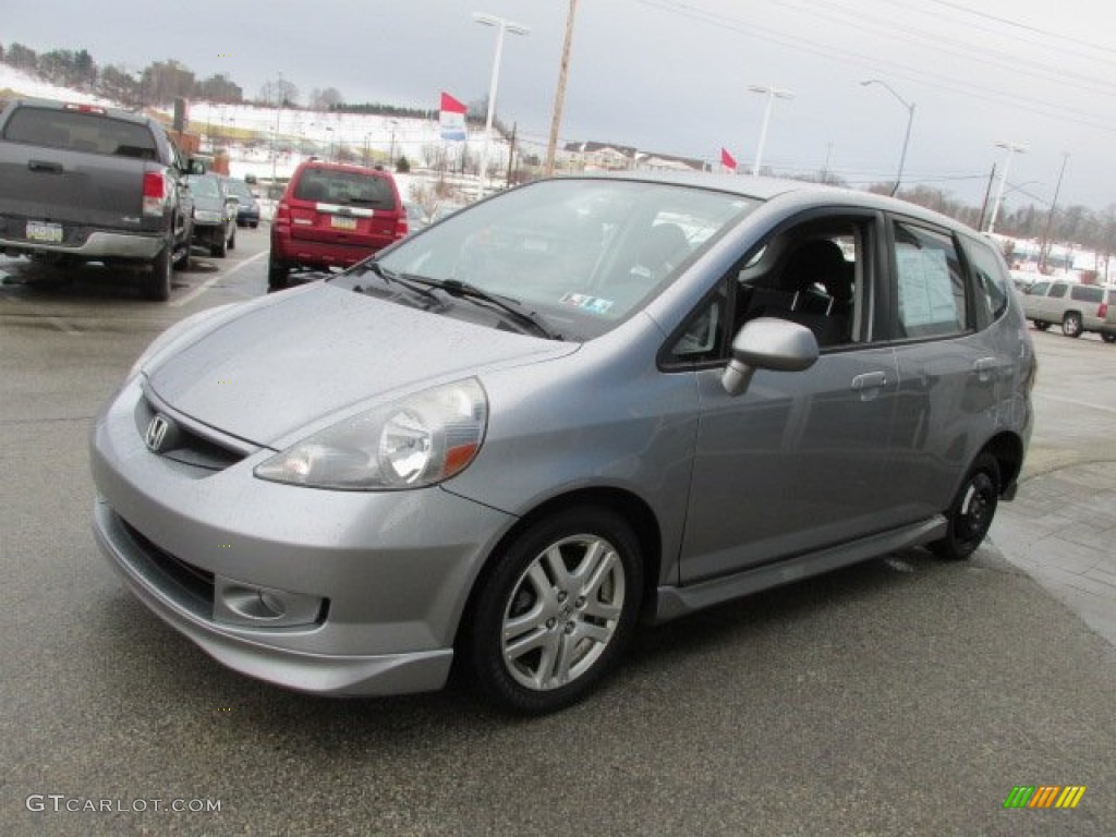 Storm Silver Metallic 2007 Honda Fit Sport Exterior Photo #90714994