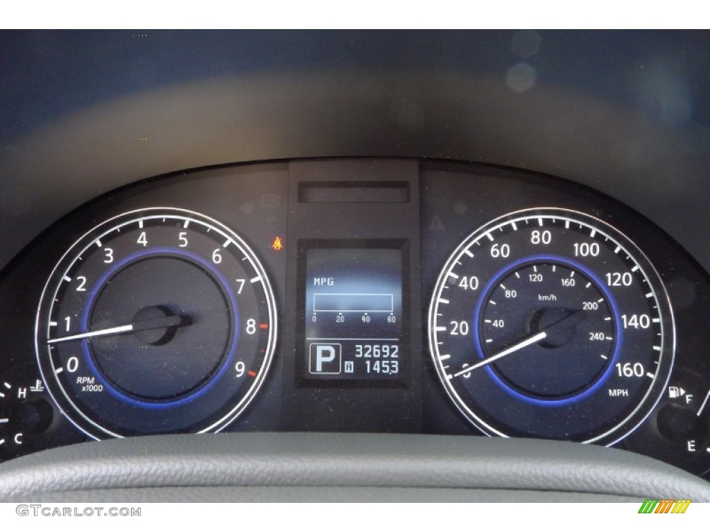 2010 Infiniti G 37 Convertible Gauges Photo #90715738