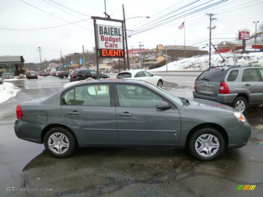 2007 Malibu LS Sedan - Dark Gray Metallic / Titanium Gray photo #8