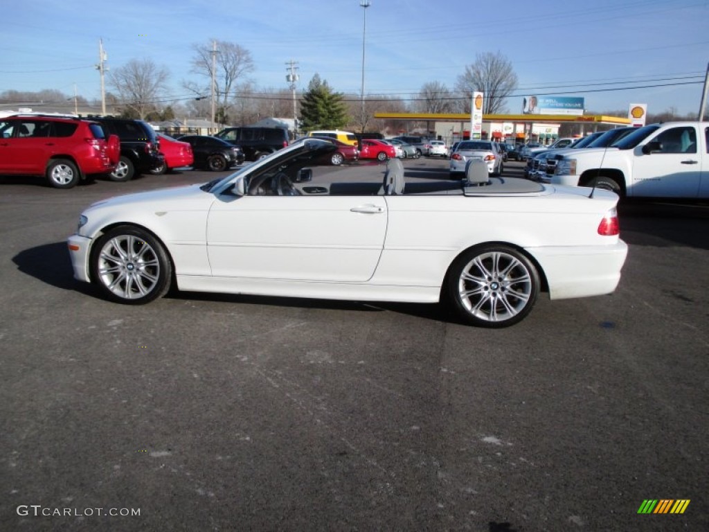 2006 3 Series 330i Convertible - Alpine White / Grey photo #5