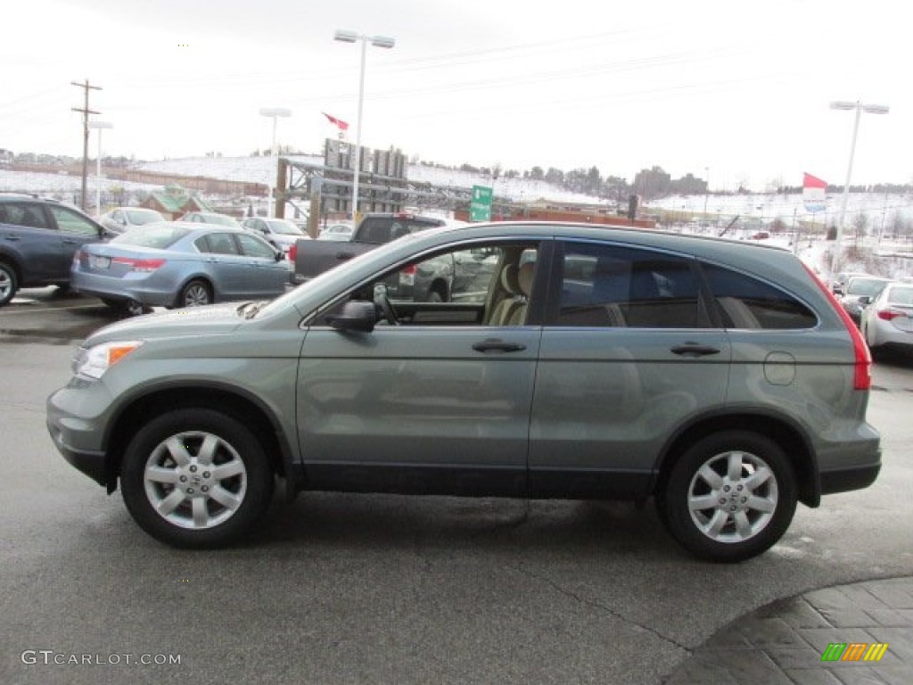 2011 CR-V SE 4WD - Opal Sage Metallic / Ivory photo #6