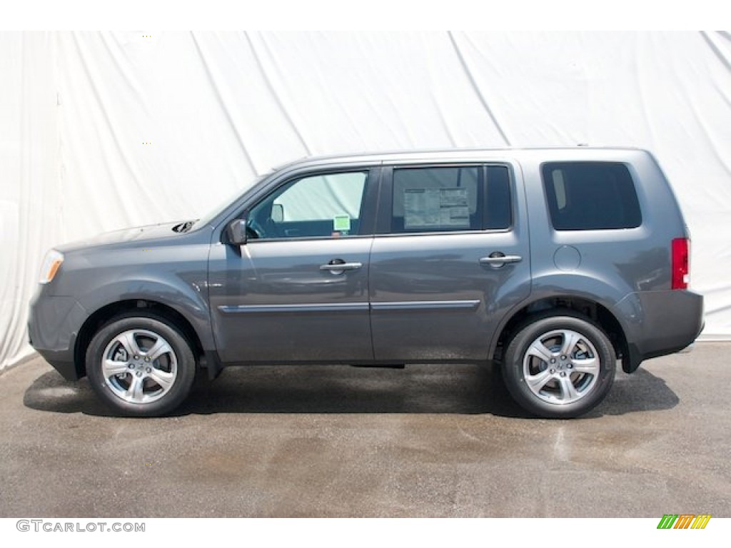 Modern Steel Metallic 2014 Honda Pilot EX-L Exterior Photo #90716098