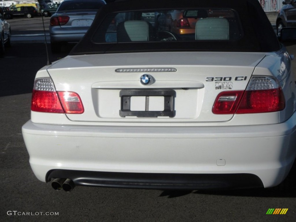 2006 3 Series 330i Convertible - Alpine White / Grey photo #25