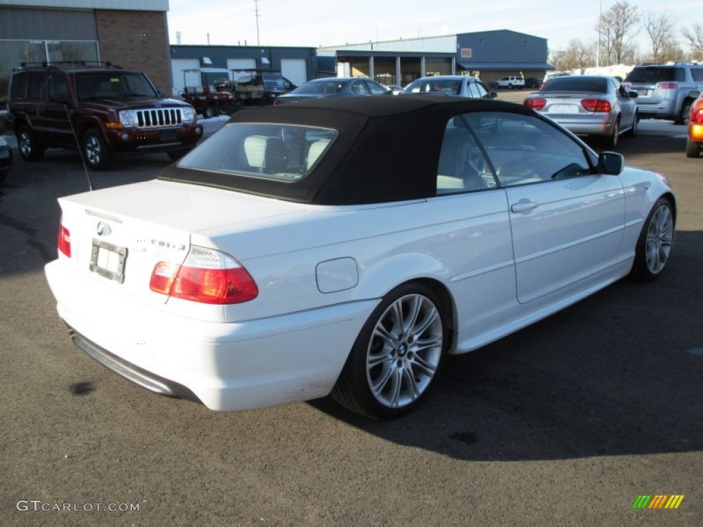 2006 3 Series 330i Convertible - Alpine White / Grey photo #30