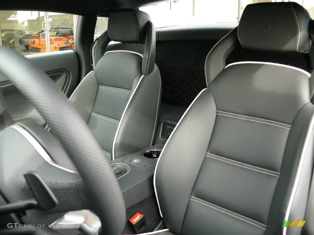 Nero Perseus Interior 2009 Lamborghini Gallardo LP560-4 Coupe Photo #907175
