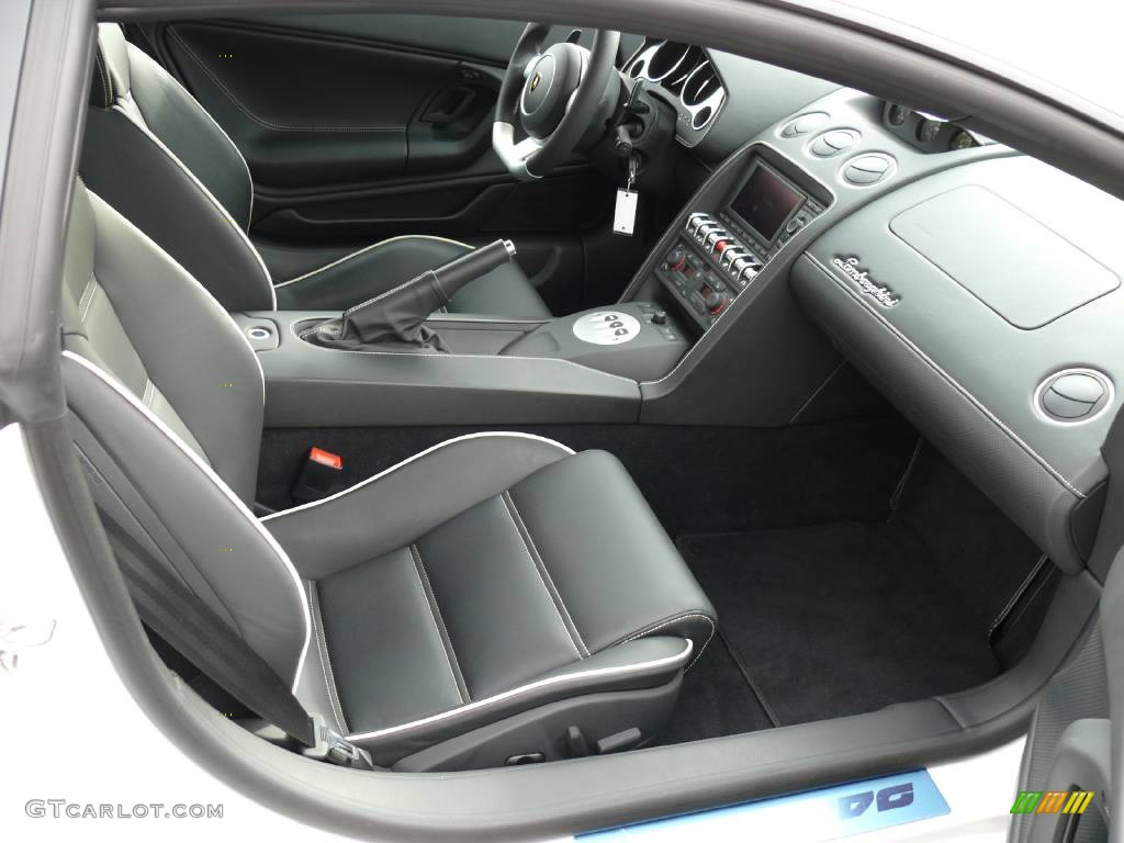 Nero Perseus Interior 2009 Lamborghini Gallardo LP560-4 Coupe Photo #907185
