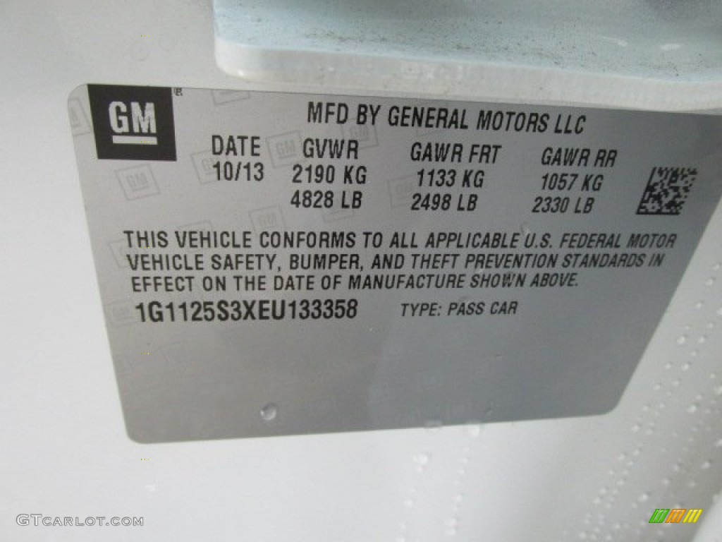 2014 Impala LT - Summit White / Jet Black photo #20