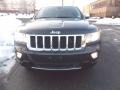 2011 Brilliant Black Crystal Pearl Jeep Grand Cherokee Overland 4x4  photo #2