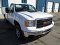 2014 Summit White GMC Sierra 2500HD Regular Cab 4x4 Utility Truck  photo #2