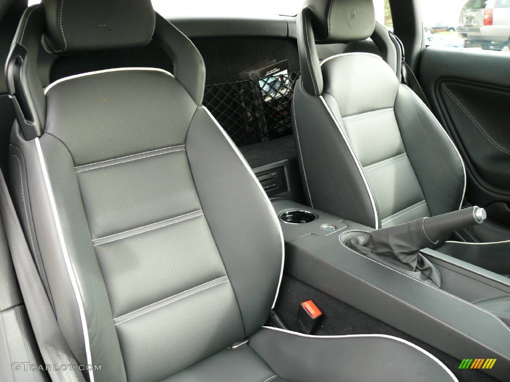 Nero Perseus Interior 2009 Lamborghini Gallardo LP560-4 Coupe Photo #907195