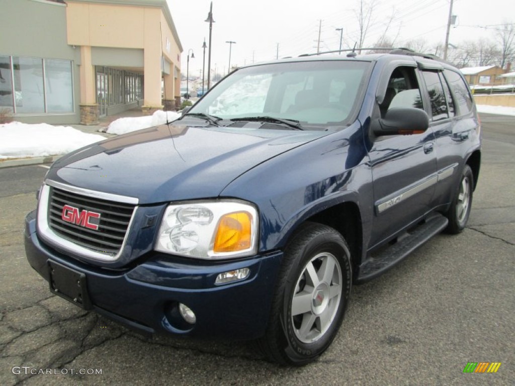 2004 Envoy SLT 4x4 - Indigo Blue Metallic / Medium Pewter photo #2