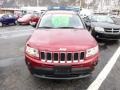 2011 Deep Cherry Red Crystal Pearl Jeep Compass 2.4 Limited 4x4  photo #3