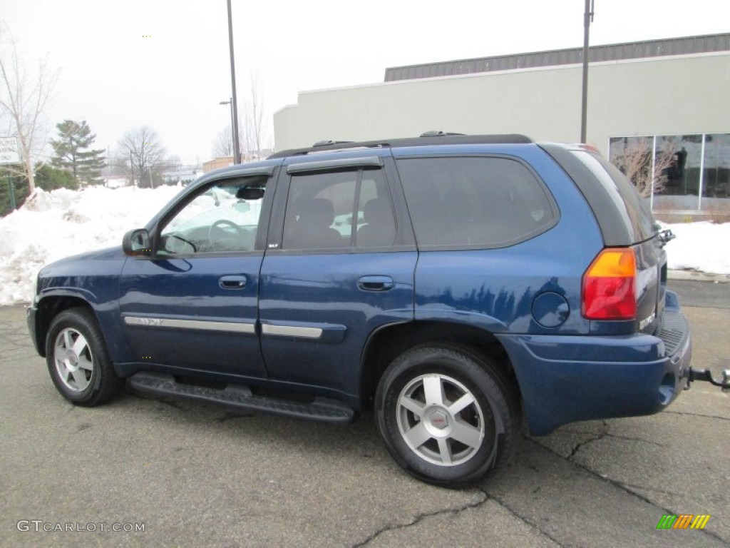 2004 Envoy SLT 4x4 - Indigo Blue Metallic / Medium Pewter photo #4