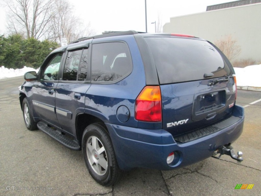 2004 Envoy SLT 4x4 - Indigo Blue Metallic / Medium Pewter photo #5