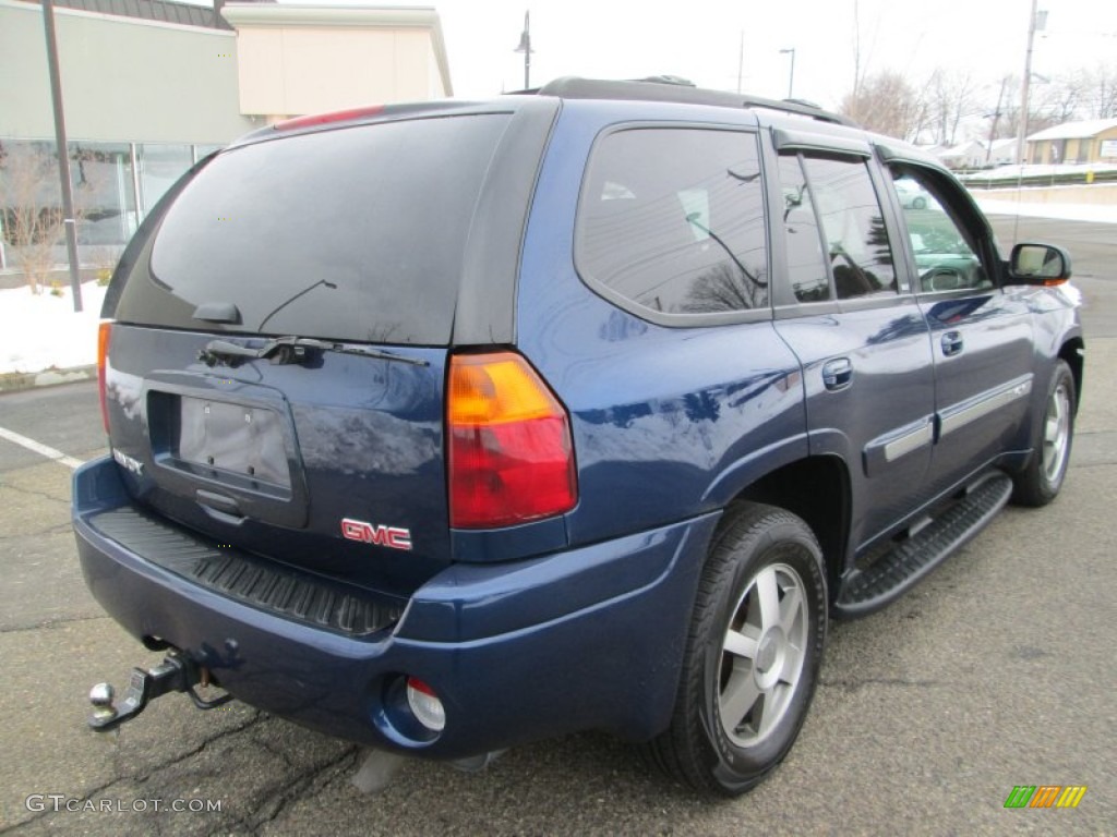 2004 Envoy SLT 4x4 - Indigo Blue Metallic / Medium Pewter photo #7