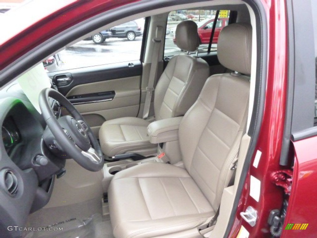 2011 Compass 2.4 Limited 4x4 - Deep Cherry Red Crystal Pearl / Dark Slate Gray/Light Pebble Beige photo #10