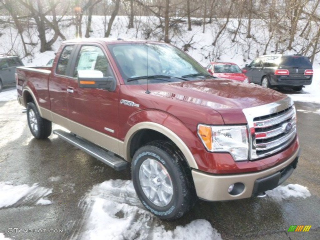 2014 F150 Lariat SuperCab 4x4 - Sunset / Pale Adobe photo #2