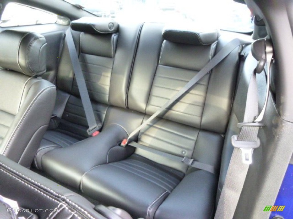 2014 Ford Mustang V6 Premium Coupe Rear Seat Photo #90722616