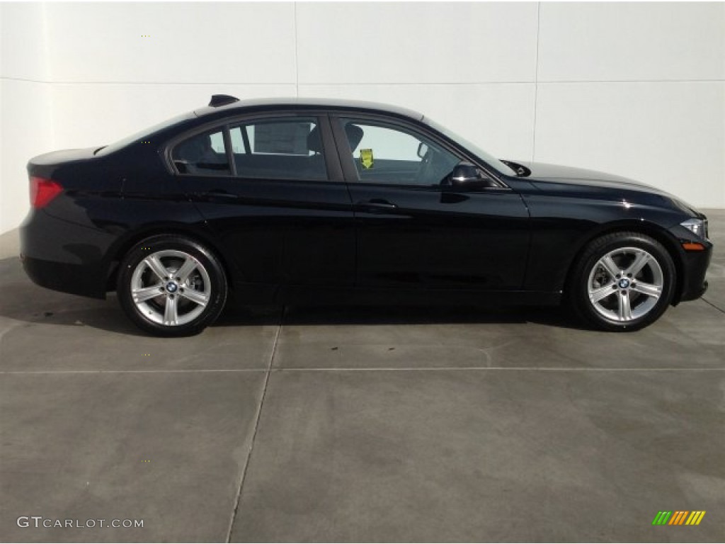 2014 3 Series 320i xDrive Sedan - Jet Black / Black photo #2