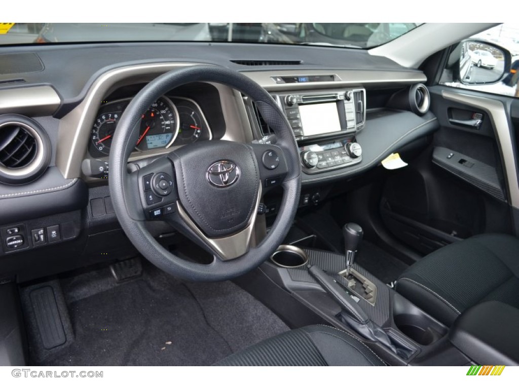 Black Interior 2014 Toyota RAV4 XLE Photo #90723622