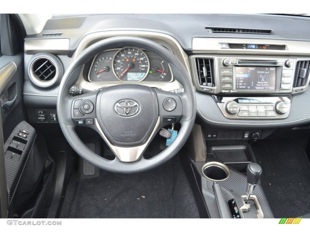 2014 Toyota RAV4 XLE Black Dashboard Photo #90723697