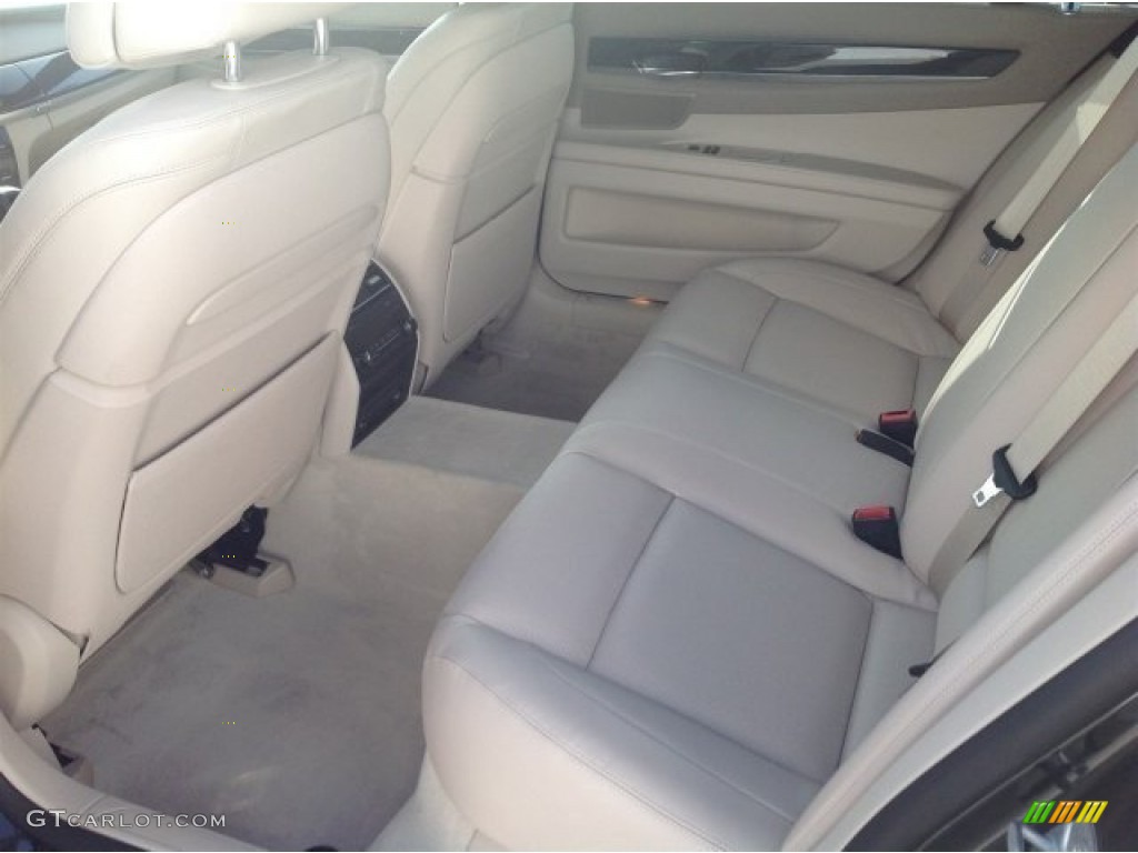 Oyster Interior 2014 BMW 7 Series 750Li Sedan Photo #90723829