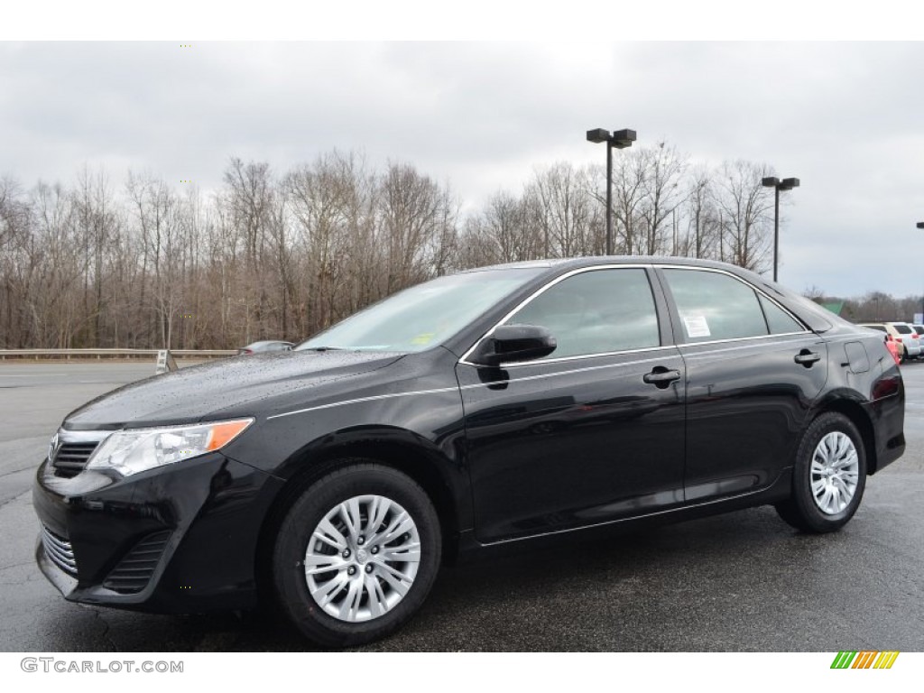 2014 Camry L - Attitude Black Metallic / Ash photo #3