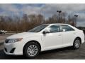 2014 Super White Toyota Camry LE  photo #3