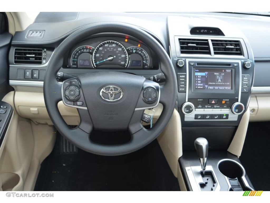 2014 Camry LE - Super White / Ivory photo #11