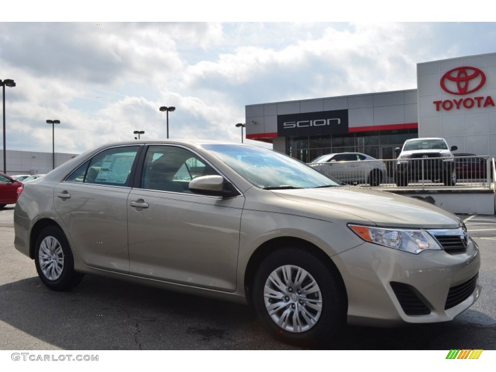 2014 Camry L - Creme Brulee Metallic / Ivory photo #1