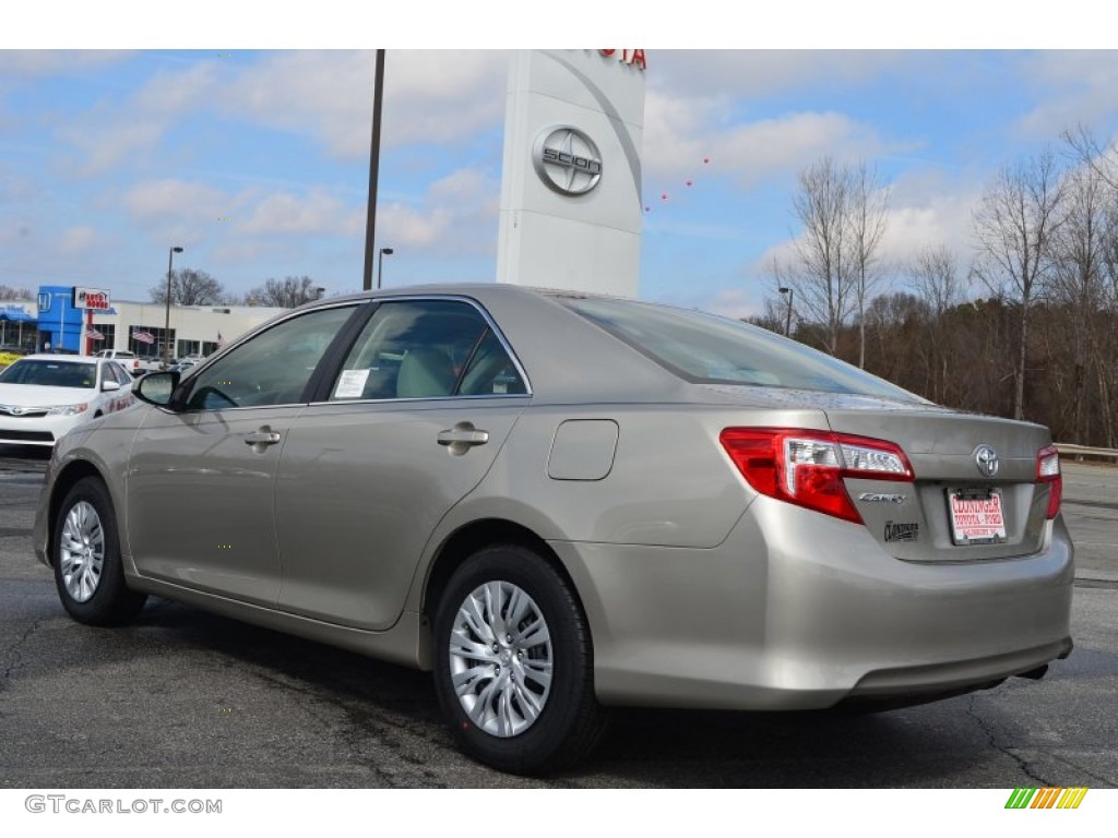 2014 Camry L - Creme Brulee Metallic / Ivory photo #23