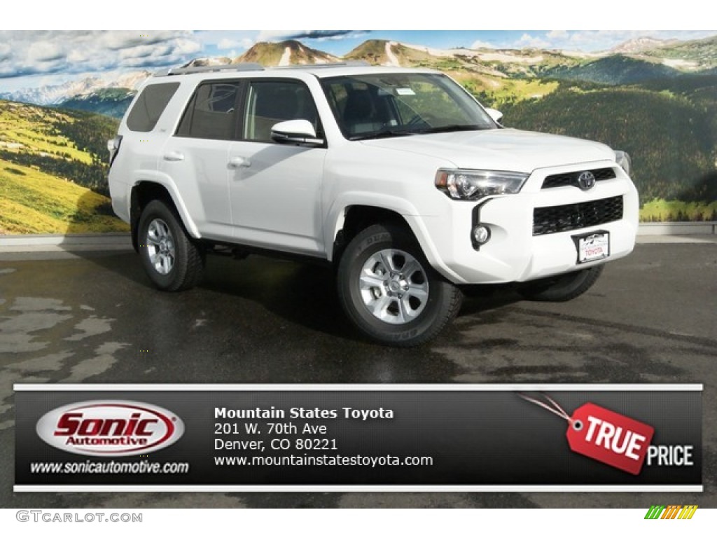 Super White Toyota 4Runner