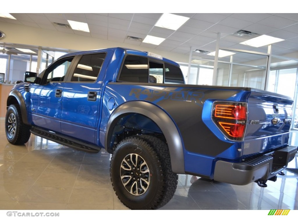 Blue Flame 2014 Ford F150 SVT Raptor SuperCrew 4x4 Exterior Photo #90727504
