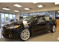 2014 Tuxedo Black Ford Fusion Titanium  photo #3