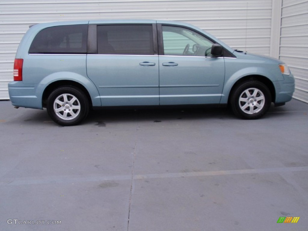 2010 Town & Country LX - Clearwater Blue Pearl / Medium Slate Gray/Light Shale photo #3