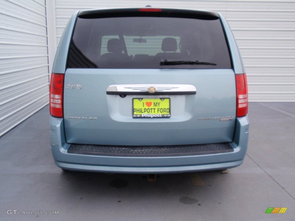 2010 Town & Country LX - Clearwater Blue Pearl / Medium Slate Gray/Light Shale photo #5