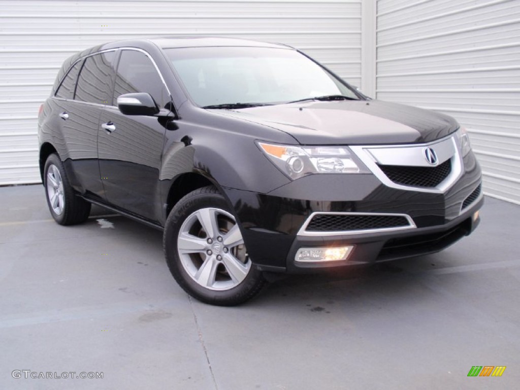 Crystal Black Pearl 2010 Acura MDX Technology Exterior Photo #90728320