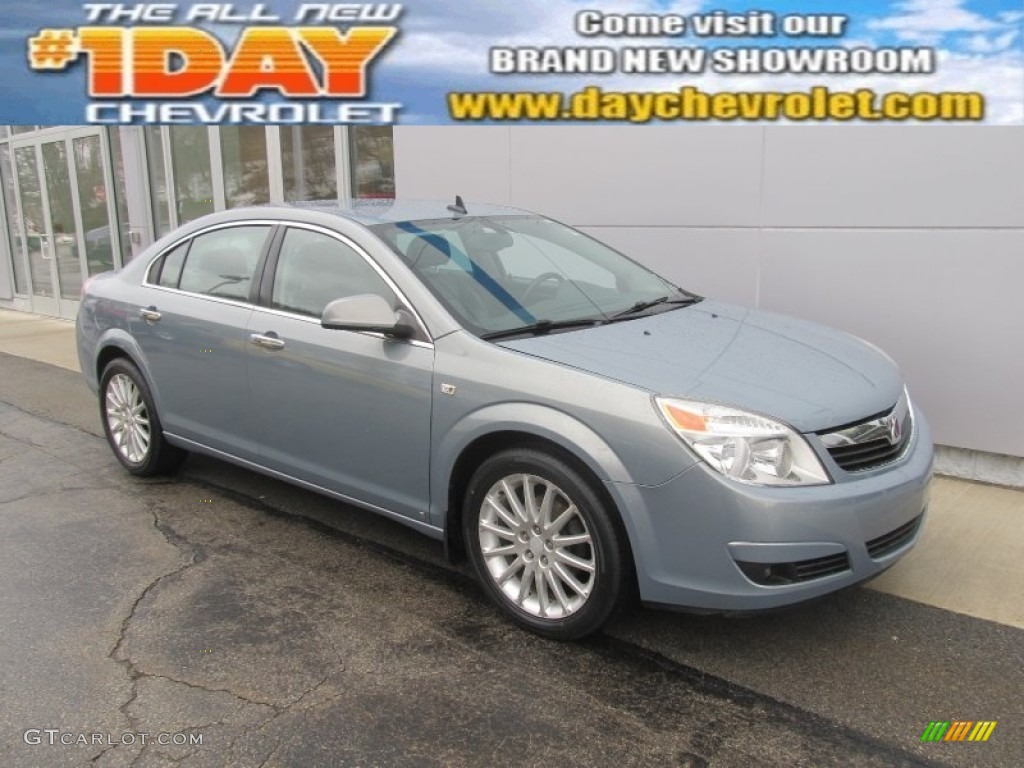 2009 Aura XR V6 - Ocean Mist / Black photo #1