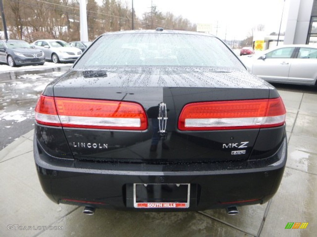 2012 MKZ AWD - Tuxedo Black Metallic / Dark Charcoal photo #4