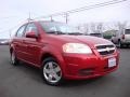 2010 Sport Red Chevrolet Aveo LT Sedan  photo #1