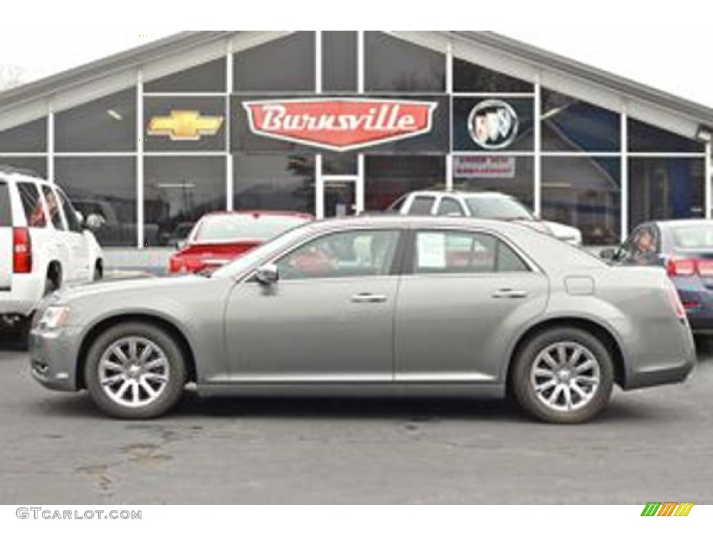 2012 300 Limited - Tungsten Metallic / Black/Light Frost Beige photo #1