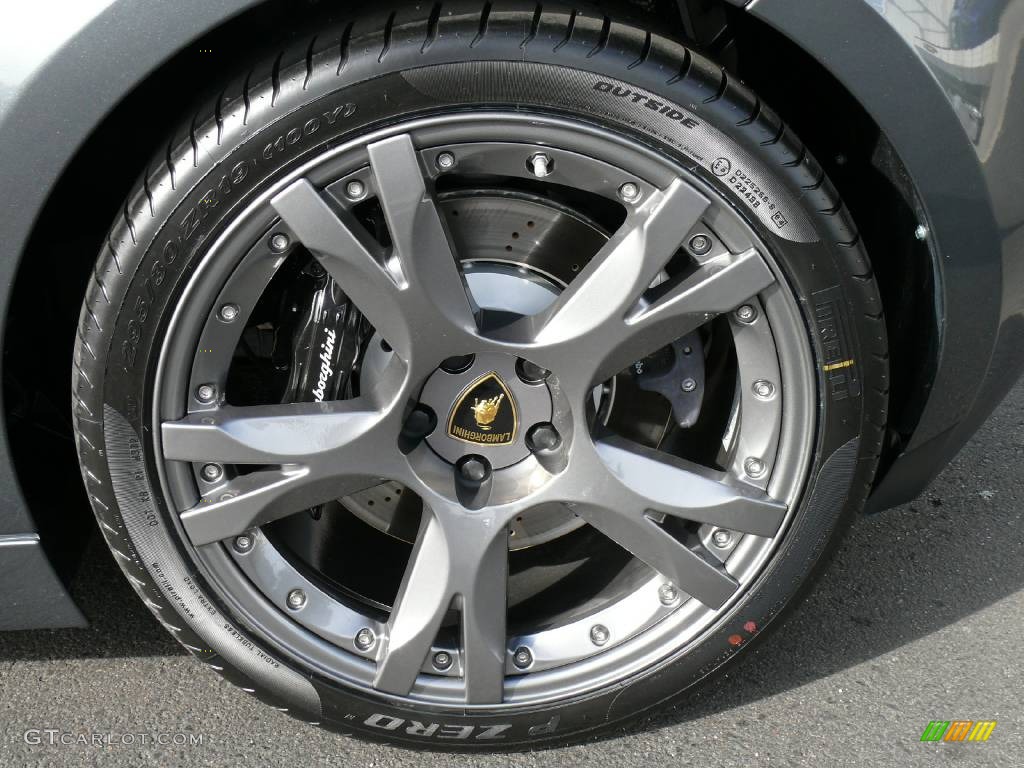 2008 Gallardo Spyder - Grigio Lynx (Grey) / Nero Perseus/Rosso Centaurus photo #15