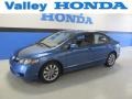 Atomic Blue Metallic 2011 Honda Civic EX Sedan
